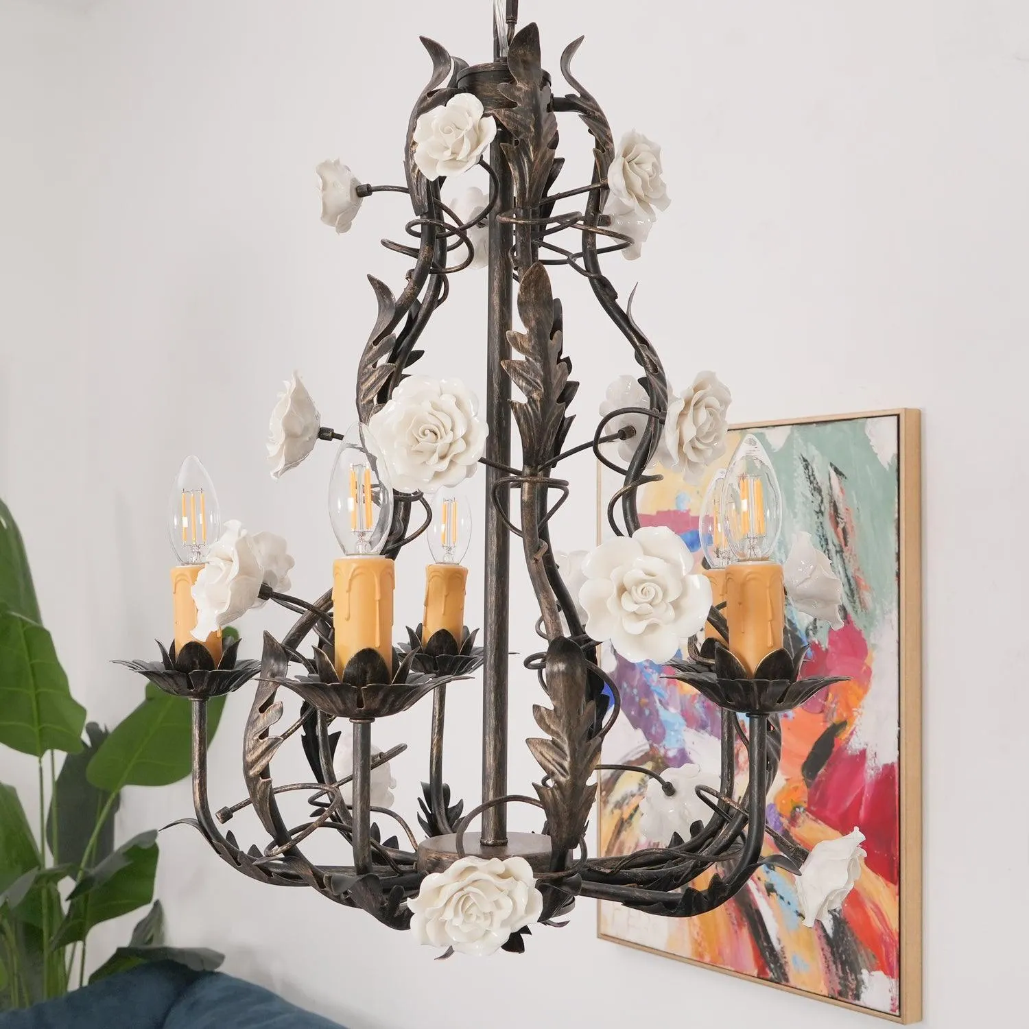 Ainsley Flower Chandelier