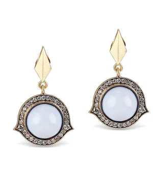 Brazilian Blue Opal Earrings