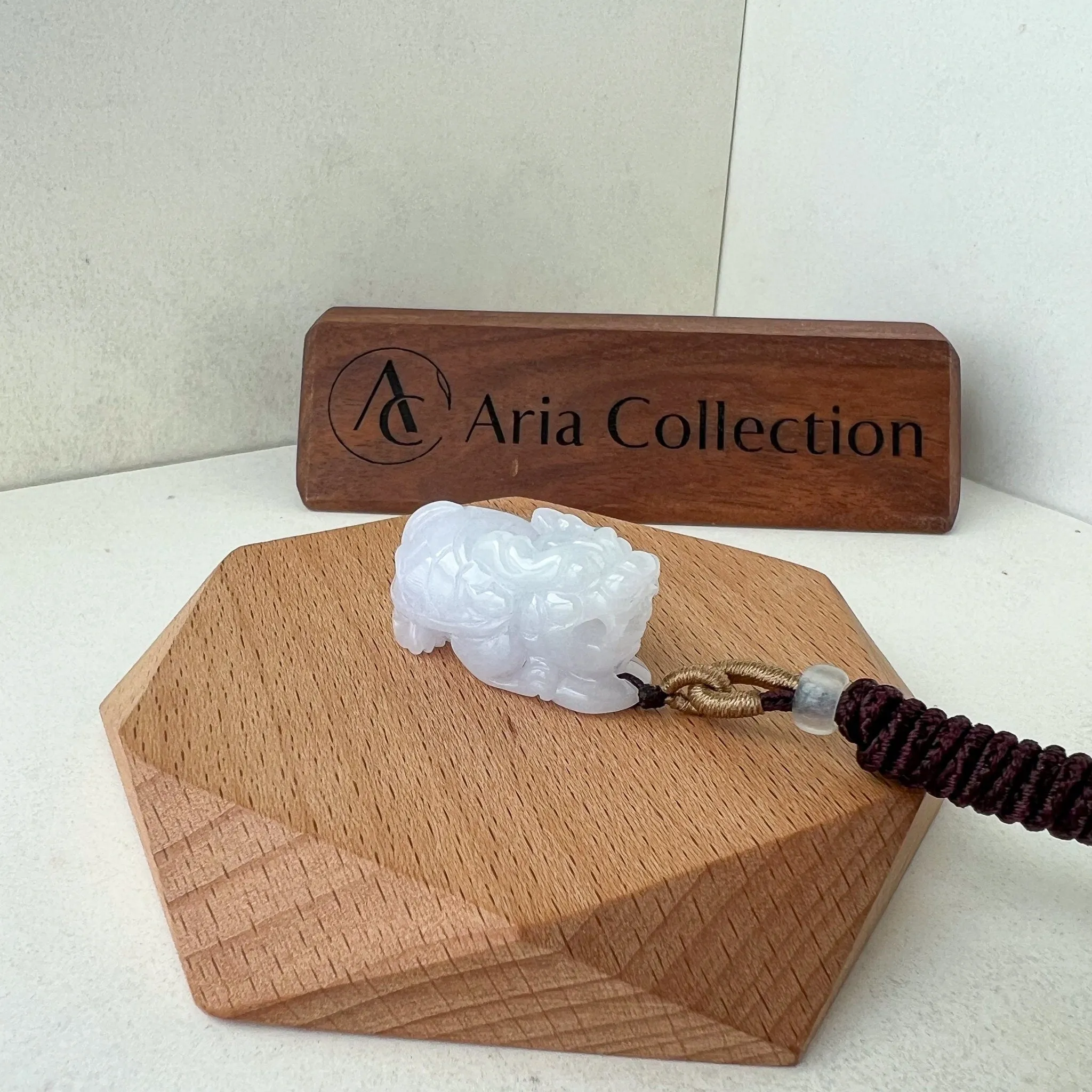 Dragon Turtle Jadeite Jade Light Purple Hand Carved Pendant Necklace, XM-0423-1705252207