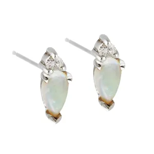 EMILIA OPAL WITH TOPAZ SILVER STUDS