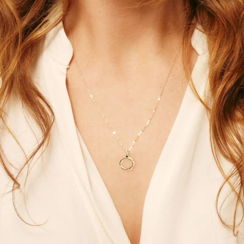 Geometric Twist Necklace