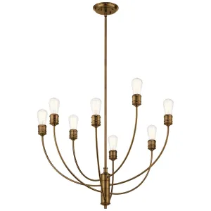 Hatton 30 In. 8 Lights Chandelier Bronze Finish