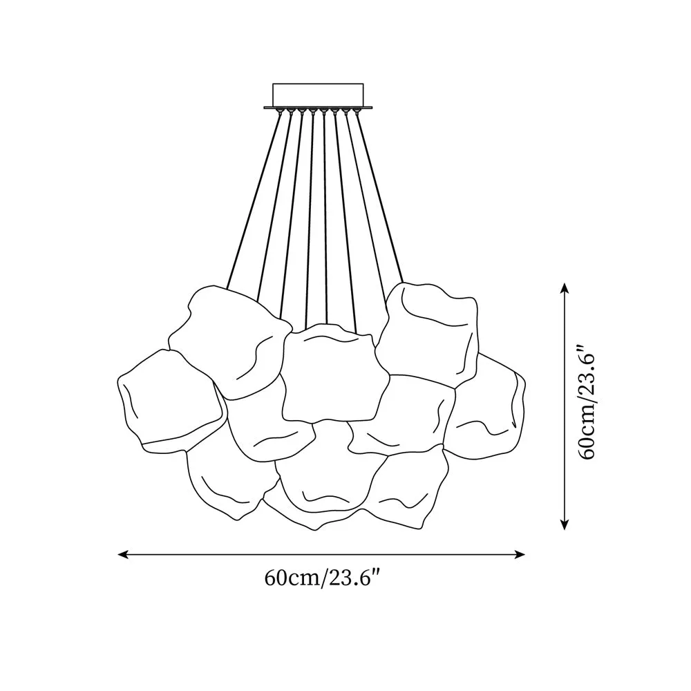 Ice Cubes Chandelier