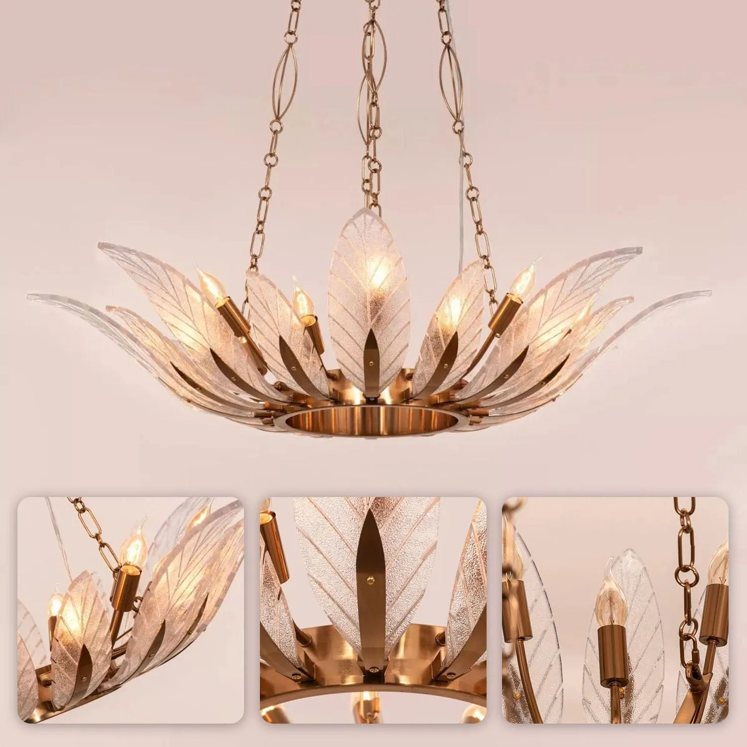 Lotus Leaf Chandelier