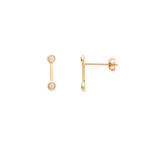 Maggie studs (opal)