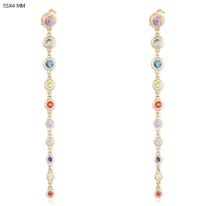 Majestic Drop Diamond Danglers Earrings