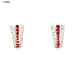Majestic Teardrop Diamond Drop Earrings
