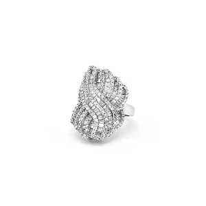 Majestic Wave Sterling Silver Ring