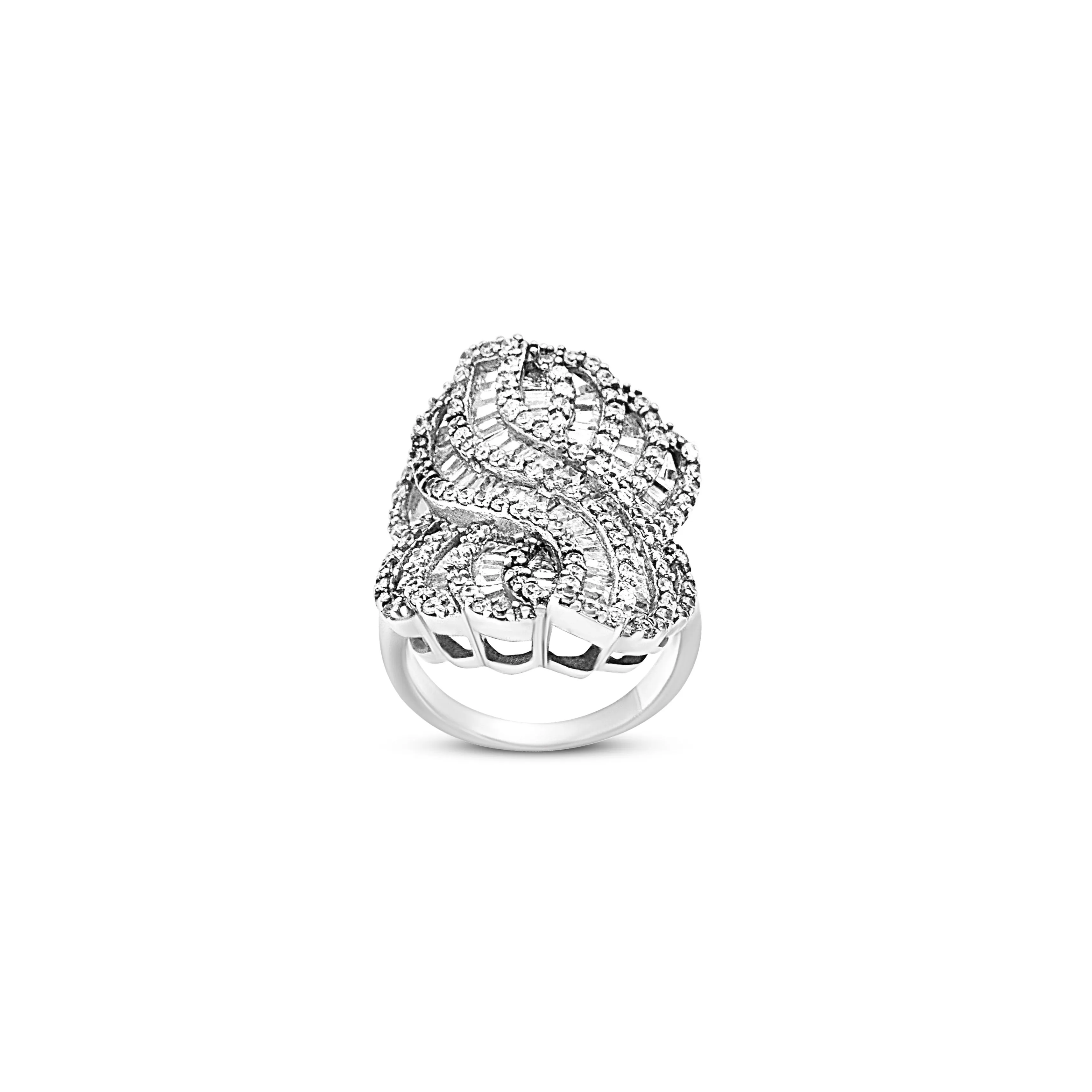 Majestic Wave Sterling Silver Ring