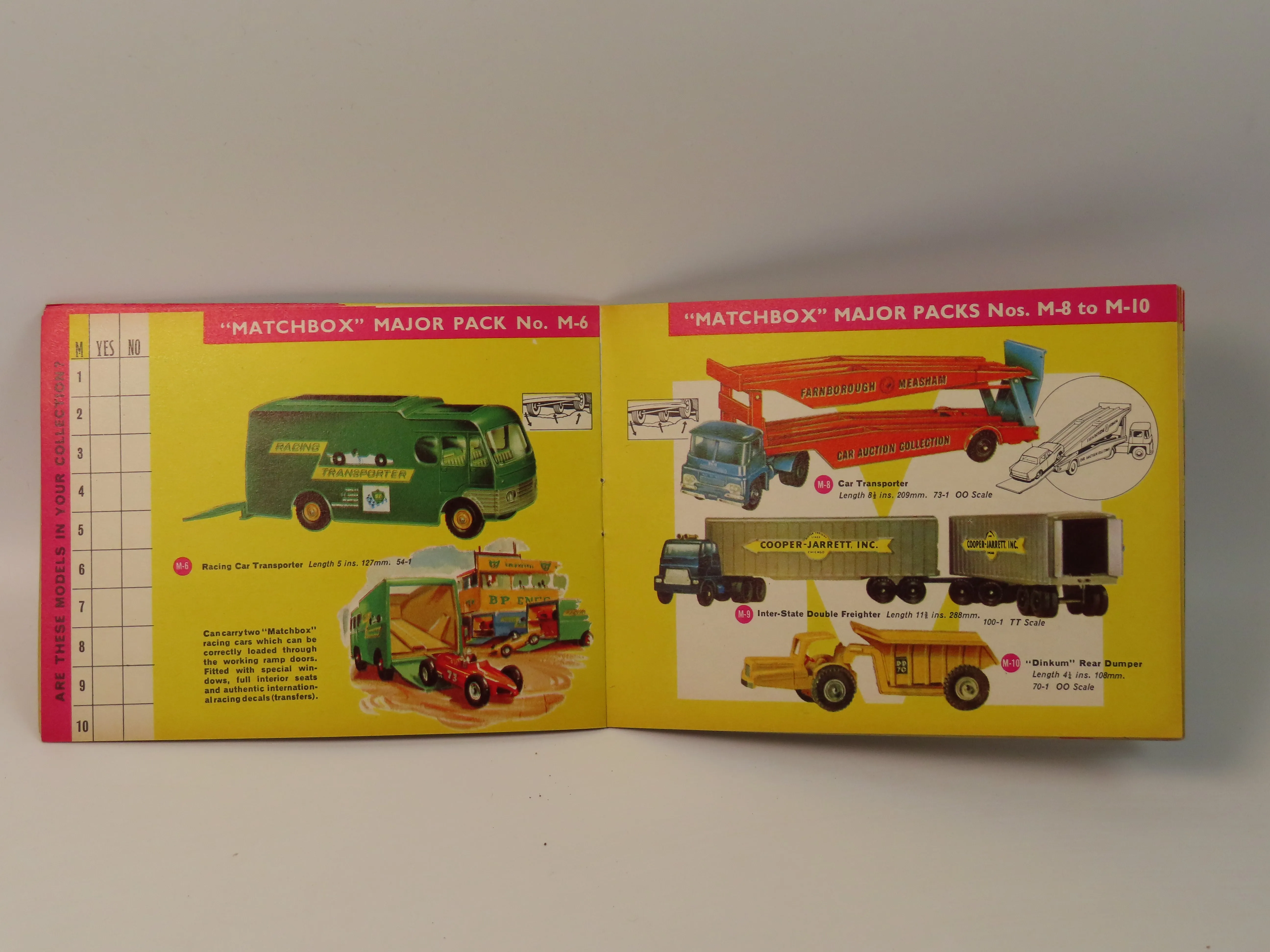 Matchbox 1965 Collector's Catalogue, Very Near Mint!