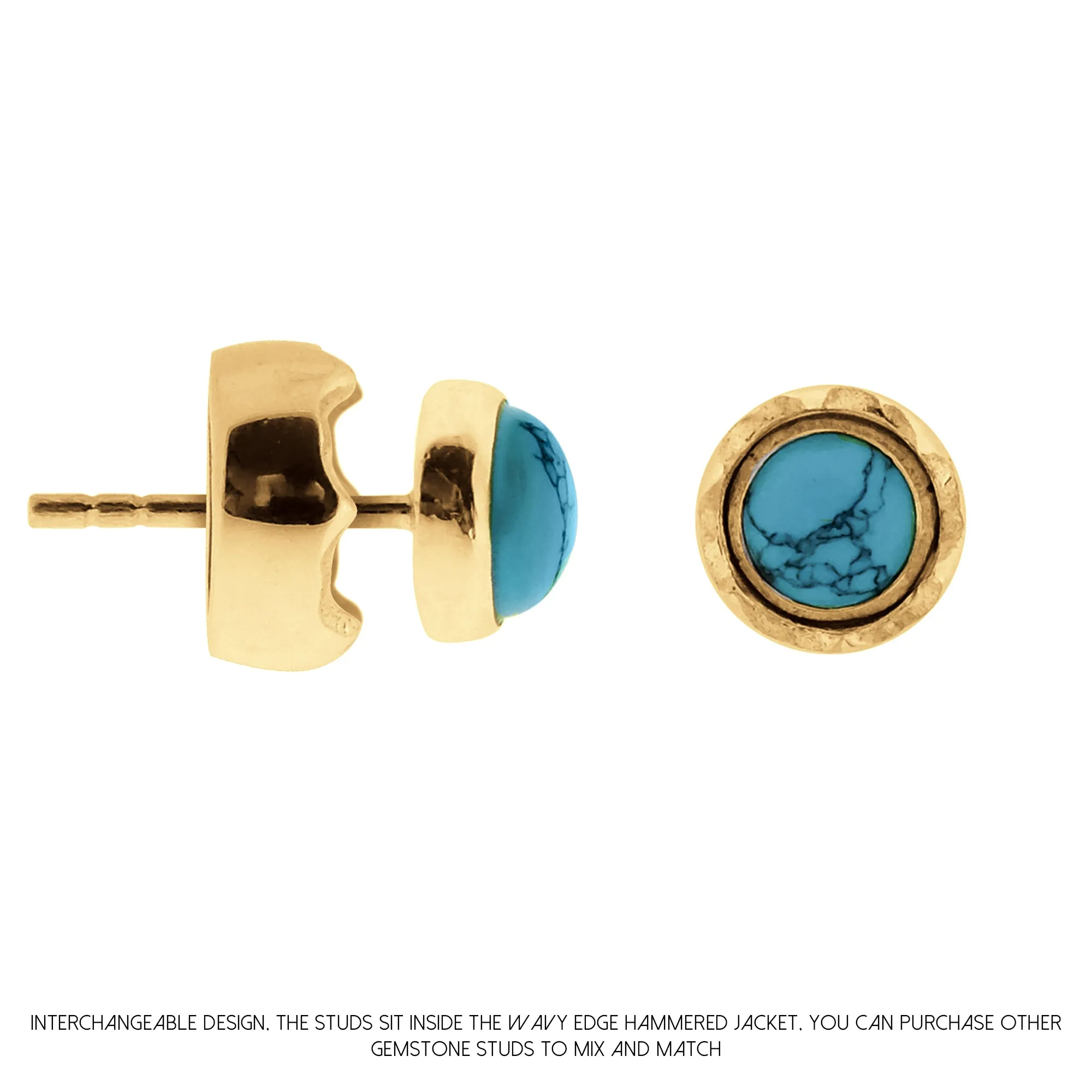 Maya Interchangeable Studs - Gold