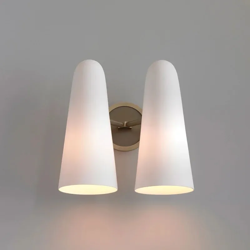 Modern Style Round Cone Glass Chandelier for Bedroom/Living Room/Dining Room