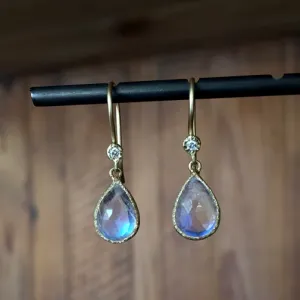 Moonstone earrings