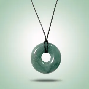 Olmec Blue/Green Circle Pendant