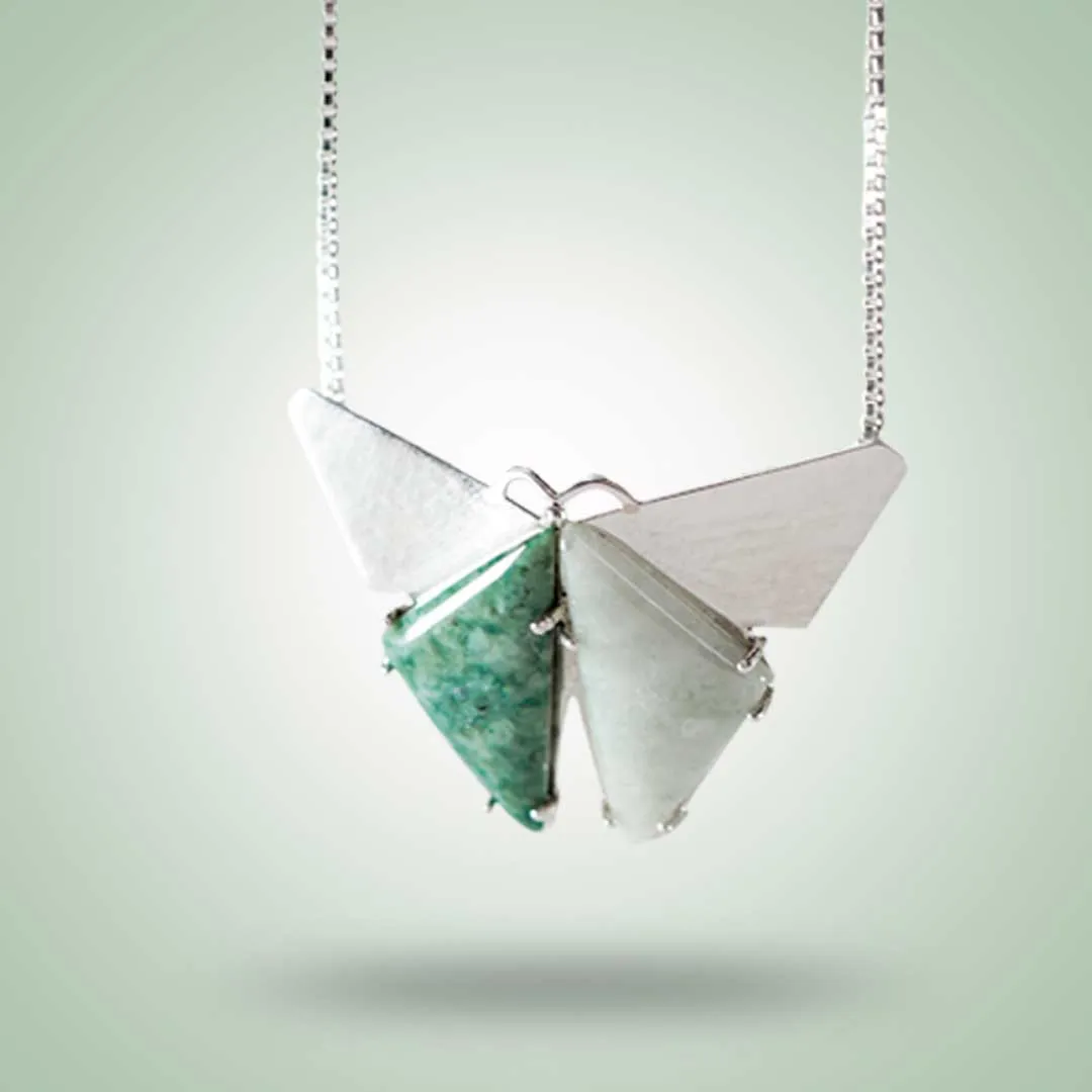 Origami Butterfly Necklace