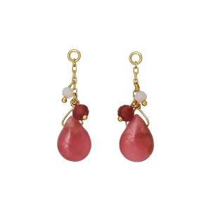 [Palette] 10K Yellow Gold Inca Rose Drop Charms