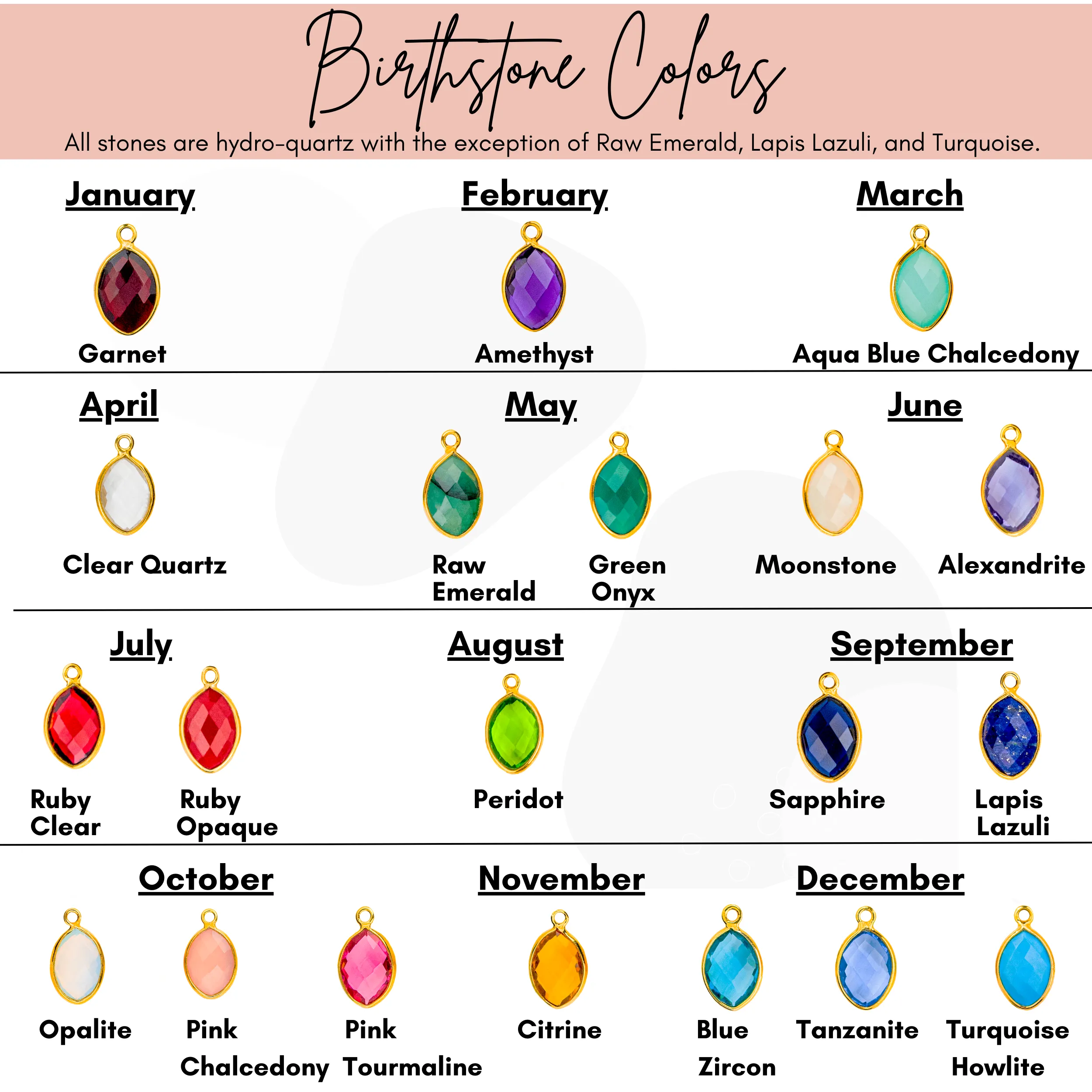 Personalized Family Birthstone Earrings