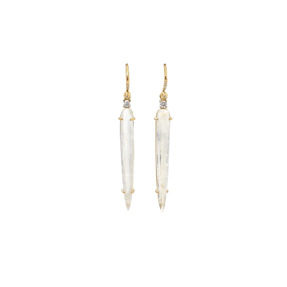 Rainbow Moonstone Earrings