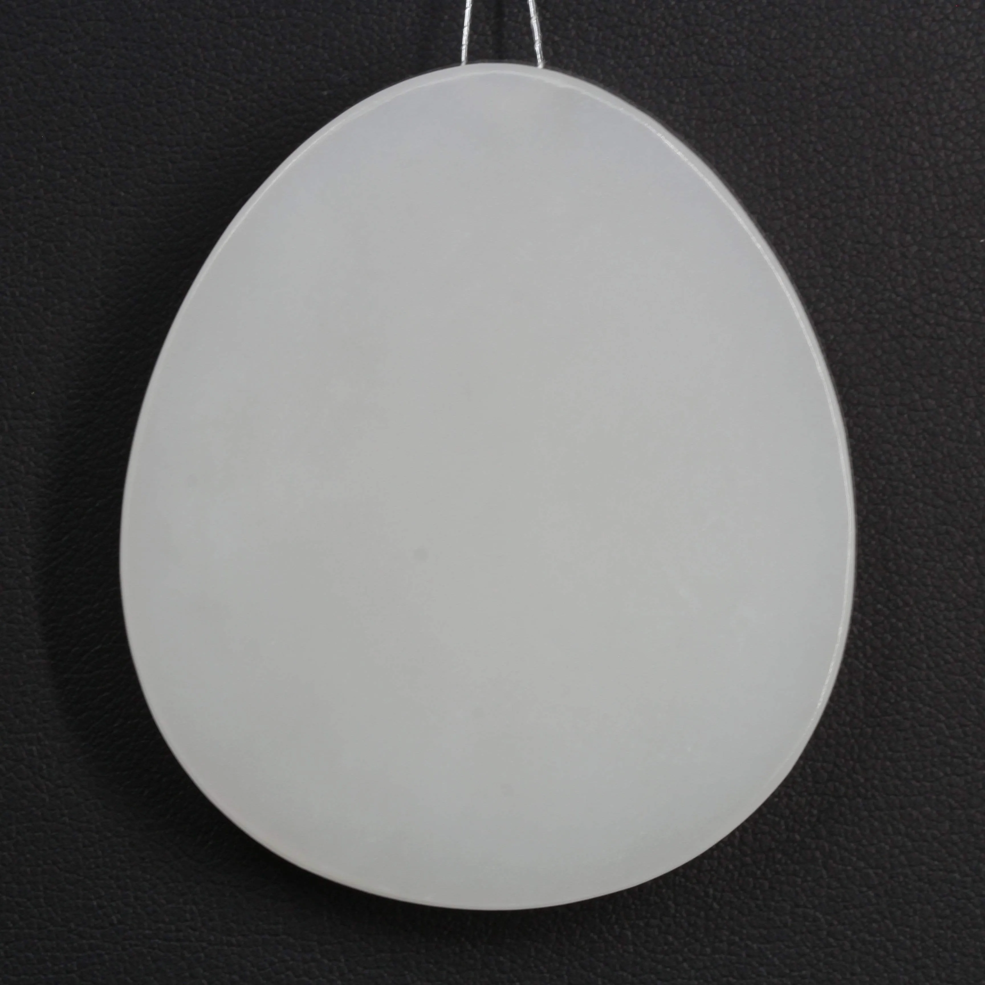 RealJade® "Guan Yin Goddess "Genuine HeTian White Nephrite "Mutton Fat "Jade Guanyin Pendant Necklace