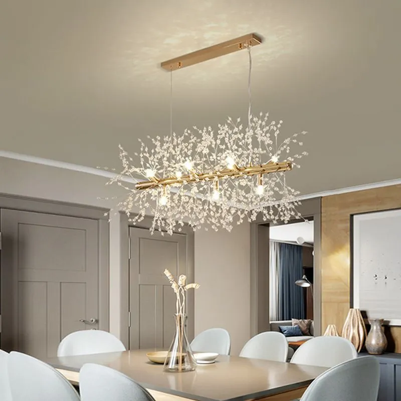 The Chambéry | Large Luxury Modern Firefly Crystal Chandelier