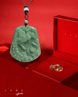 THE VAULT | Genuine Natural Myanmar Jadeite Phoenix Necklace