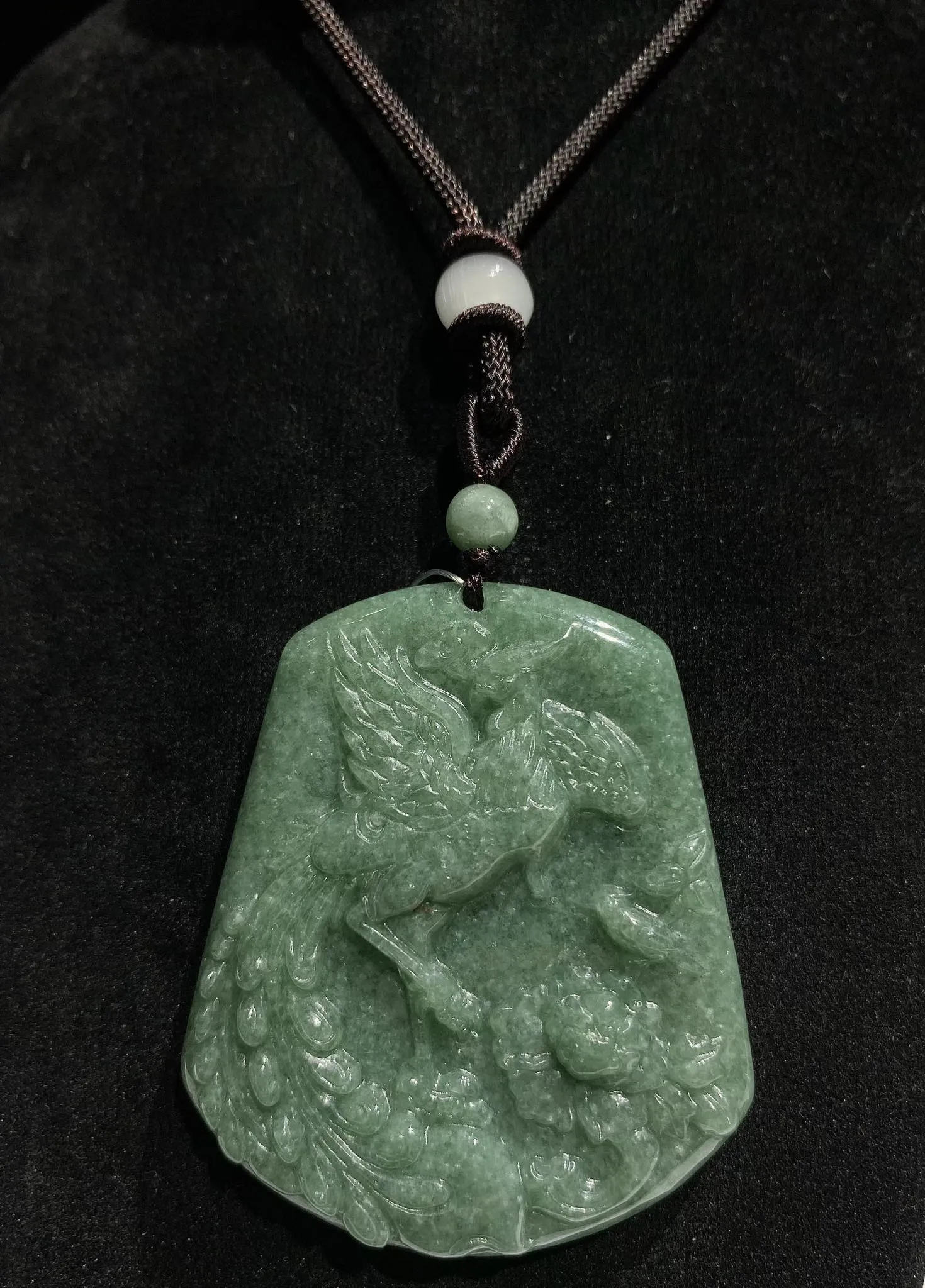 THE VAULT | Genuine Natural Myanmar Jadeite Phoenix Necklace
