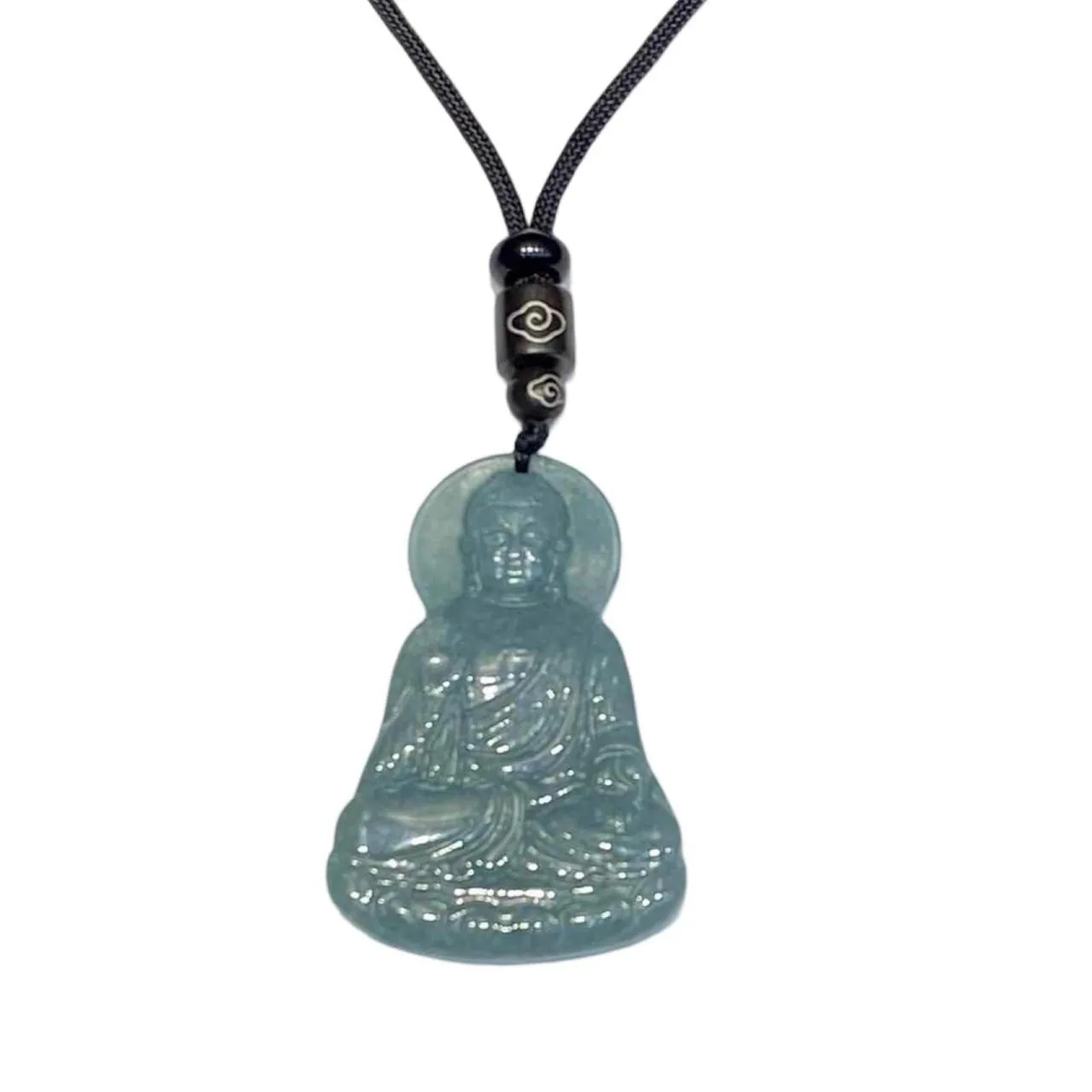 THE VAULT | Natural Jade Mahasthamaprapta Necklace