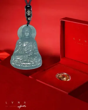 THE VAULT | Natural Jade Mahasthamaprapta Necklace