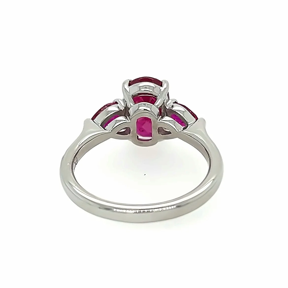 Three Stone Ruby Ring