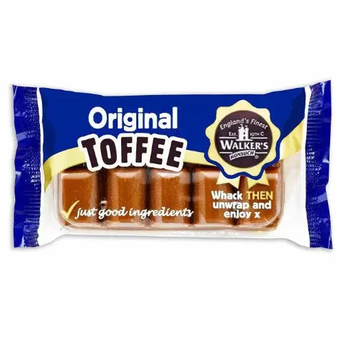 Walkers Original Creamy Toffee Tray - 10 Count