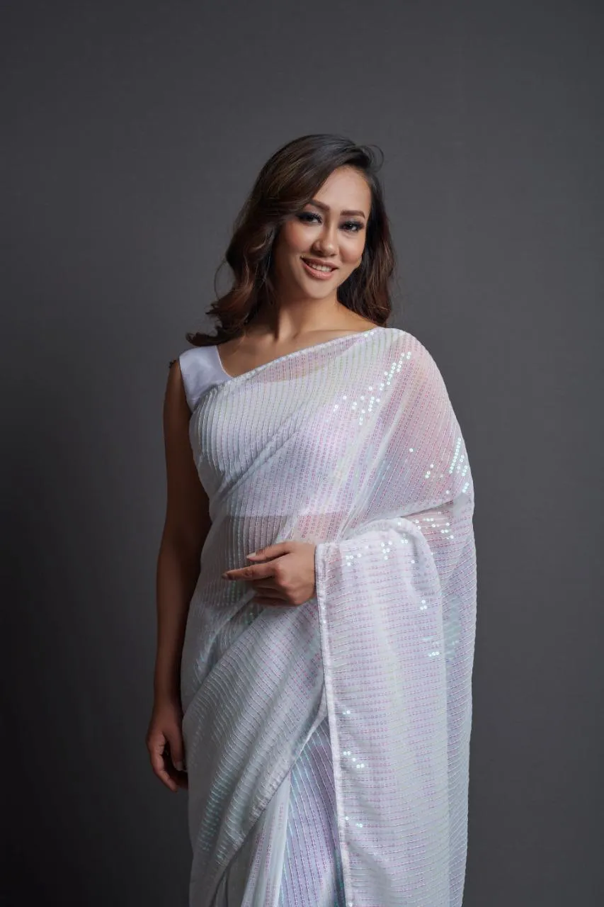 Wedding Designer Squence Saree