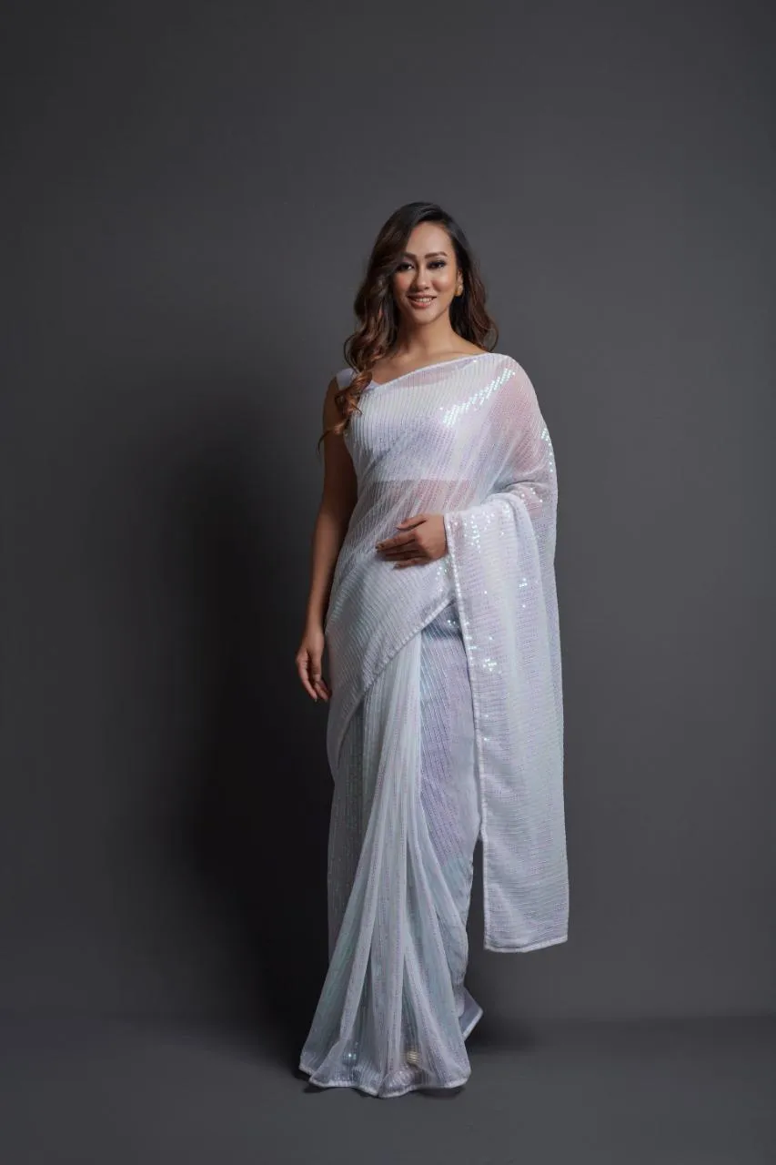 Wedding Designer Squence Saree