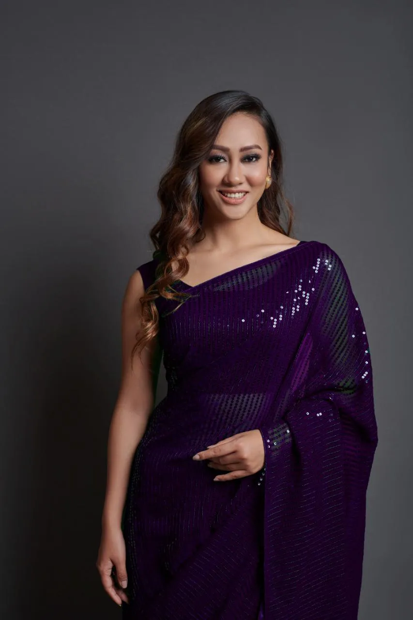 Wedding Designer Squence Saree