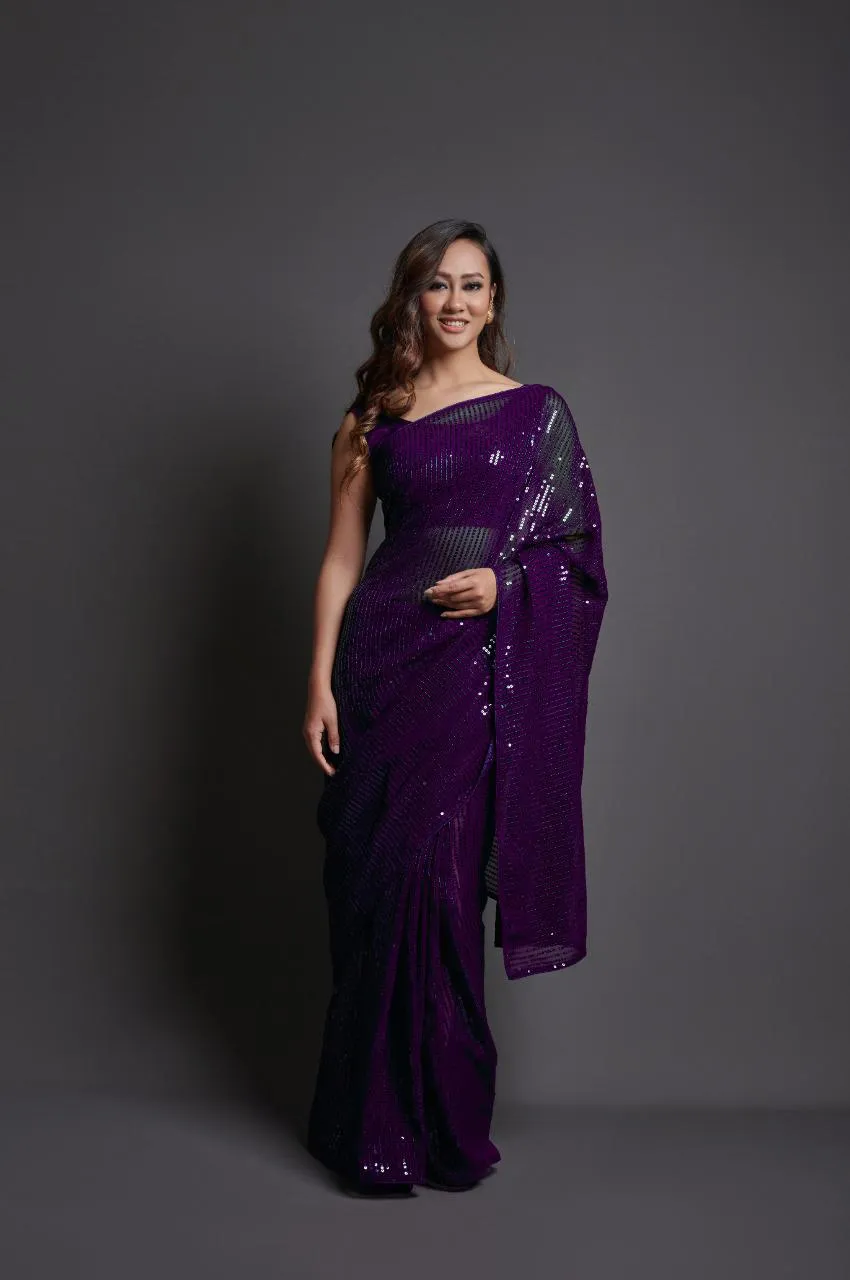 Wedding Designer Squence Saree