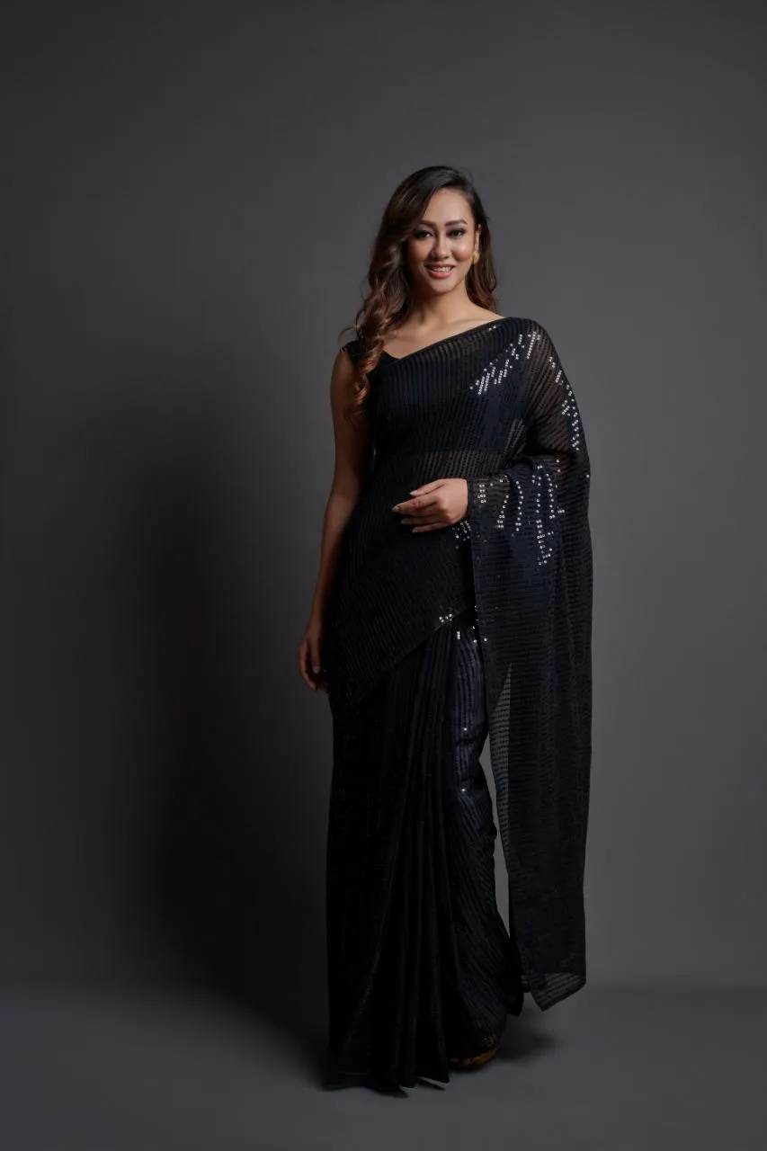 Wedding Designer Squence Saree