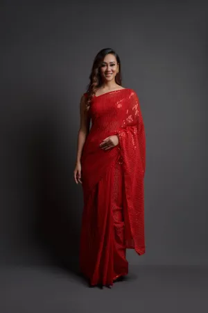 Wedding Designer Squence Saree